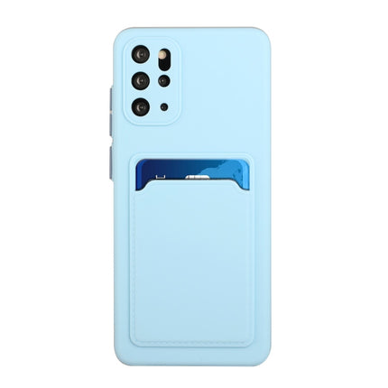 For Samsung Galaxy S20+ Card Slot Design Shockproof TPU Protective Case(Sky Blue)-garmade.com