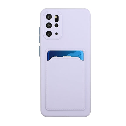 For Samsung Galaxy S20+ Card Slot Design Shockproof TPU Protective Case(Purple)-garmade.com