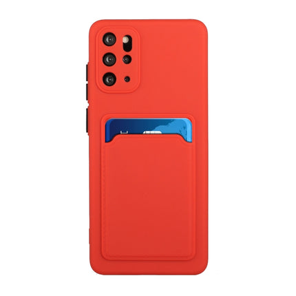 For Samsung Galaxy S20+ Card Slot Design Shockproof TPU Protective Case(Red)-garmade.com