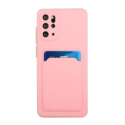 For Samsung Galaxy S20+ Card Slot Design Shockproof TPU Protective Case(Pink)-garmade.com