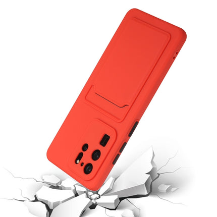 For Samsung Galaxy S20 Ultra Card Slot Design Shockproof TPU Protective Case(Red)-garmade.com