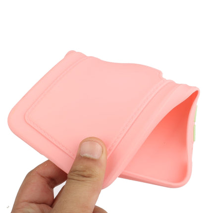 For Samsung Galaxy S20 Ultra Card Slot Design Shockproof TPU Protective Case(Pink)-garmade.com