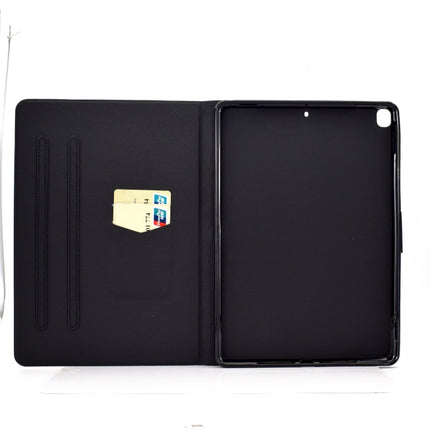 For iPad 10.2 2021 / 2020 / 2019 Colored Drawing Horizontal Flip Leather Case with Holder & Card Slots & Sleep / Wake-up Function(Pony)-garmade.com