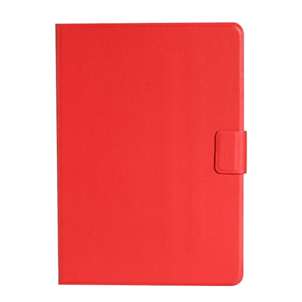 For Samsung Galaxy Tab A7 Lite 8.7 (2021) T220 Pure Color Horizontal Flip Leather Case with Card Slots & Holder & Lanyard(Red)-garmade.com