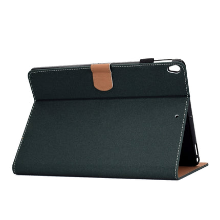 For iPad 10.2 2021 / 2020 / 2019 Solid Color Horizontal Flip Leather Case with Holder & Card Slots & Pen Slot & Sleep / Wake-up Function(Green)-garmade.com