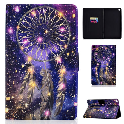 For Samsung Galaxy Tab A7 Lite 8.7 (2021) T220 Voltage Texture Coloured Drawing Horizontal Flip Leather Case with Holder & Card Slot(Windbell)-garmade.com