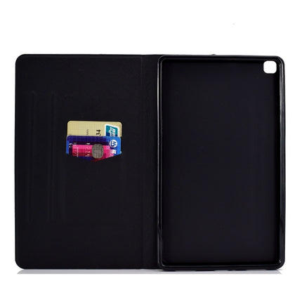 For Samsung Galaxy Tab A7 Lite 8.7 (2021) T220 Voltage Texture Coloured Drawing Horizontal Flip Leather Case with Holder & Card Slot(Lovers)-garmade.com