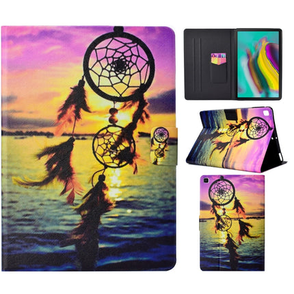 For Samsung Galaxy Tab A7 Lite 8.7 (2021) T220 Voltage Texture Coloured Drawing Horizontal Flip Leather Case with Holder & Card Slot(Dreamcatcher)-garmade.com