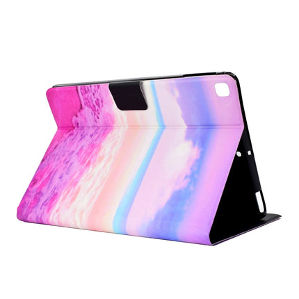 For Samsung Galaxy Tab A7 Lite 8.7 (2021) T220 Voltage Texture Coloured Drawing Horizontal Flip Leather Case with Holder & Card Slot(Marble)-garmade.com