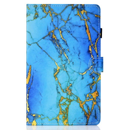 For Samsung Galaxy Tab A7 Lite 8.7 (2021) T220 Coloured Drawing Stitching Horizontal Flip Leather Case with Holder & Card Slot(Gilded Marble)-garmade.com