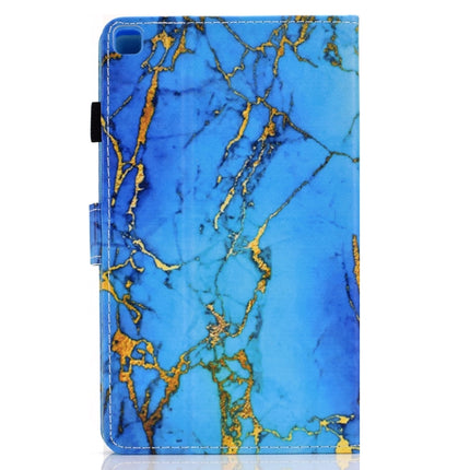 For Samsung Galaxy Tab A7 Lite 8.7 (2021) T220 Coloured Drawing Stitching Horizontal Flip Leather Case with Holder & Card Slot(Gilded Marble)-garmade.com