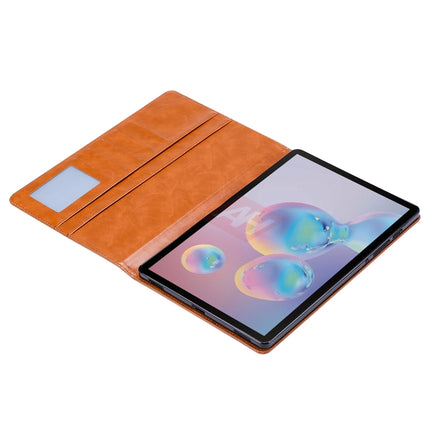 For Samsung Galaxy Tab S7 FE/S7 Lite/T730/T735/T736B Knead Skin Texture Horizontal Flip Leather Case with Photo Frame & Holder & Card Slots & Wallet(Black)-garmade.com