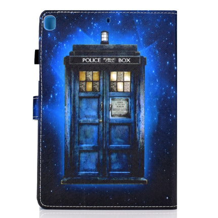 For iPad 10.2 2021 / 2020 / 2019 Colored Drawing Horizontal Flip Leather Case with Holder & Card Slots & Pen Slot & Sleep / Wake-up Function(Police Hall)-garmade.com