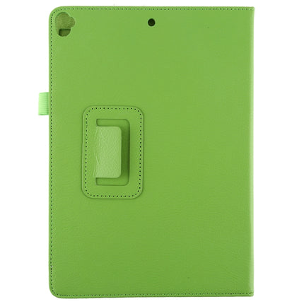 Litchi Texture Horizontal Flip Leather Case with Holder For iPad 10.5 / iPad 10.2 2021 / 2020 / 2019(Green)-garmade.com