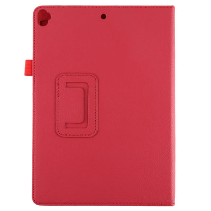 Litchi Texture Horizontal Flip Leather Case with Holder For iPad 10.5 / iPad 10.2 2021 / 2020 / 2019(Red)-garmade.com