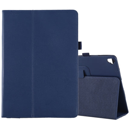 Litchi Texture Horizontal Flip Leather Case with Holder For iPad 10.5 / iPad 10.2 2021 / 2020 / 2019(Blue)-garmade.com