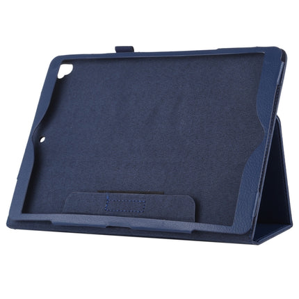 Litchi Texture Horizontal Flip Leather Case with Holder For iPad 10.5 / iPad 10.2 2021 / 2020 / 2019(Blue)-garmade.com