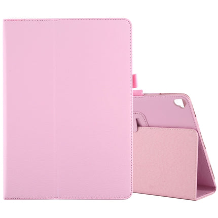Litchi Texture Horizontal Flip Leather Case with Holder For iPad 10.5 / iPad 10.2 2021 / 2020 / 2019(Pink)-garmade.com
