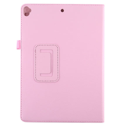 Litchi Texture Horizontal Flip Leather Case with Holder For iPad 10.5 / iPad 10.2 2021 / 2020 / 2019(Pink)-garmade.com