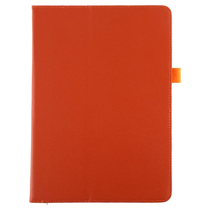 Litchi Texture Horizontal Flip Leather Case with Holder For iPad 10.5 / iPad 10.2 2021 / 2020 / 2019(Orange)-garmade.com