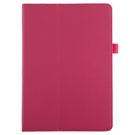 Litchi Texture Horizontal Flip Leather Case with Holder For iPad 10.5 / iPad 10.2 2021 / 2020 / 2019(Rose Red)-garmade.com