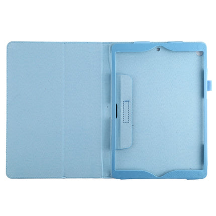 Litchi Texture Horizontal Flip Leather Case with Holder For iPad 10.5 / iPad 10.2 2021 / 2020 / 2019(Blue Sky)-garmade.com