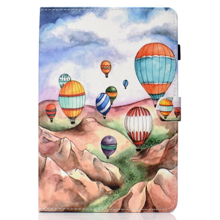 For iPad 10.2 2021 / 2020 / 2019 Colored Drawing Horizontal Flip Leather Case with Holder & Card Slots & Pen Slot & Sleep / Wake-up Function(Balloon)-garmade.com