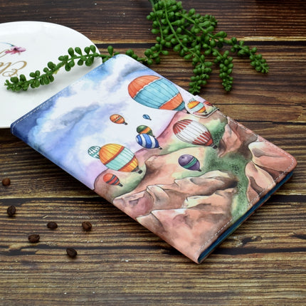 For iPad 10.2 2021 / 2020 / 2019 Colored Drawing Horizontal Flip Leather Case with Holder & Card Slots & Pen Slot & Sleep / Wake-up Function(Balloon)-garmade.com