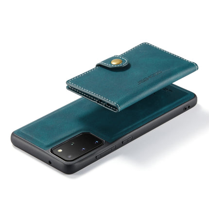 For Samsung Galaxy S20+ JEEHOOD Retro Magnetic Detachable Protective Case with Wallet & Card Slot & Holder(Blue)-garmade.com