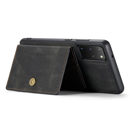 For Samsung Galaxy S20+ JEEHOOD Retro Magnetic Detachable Protective Case with Wallet & Card Slot & Holder(Black)-garmade.com