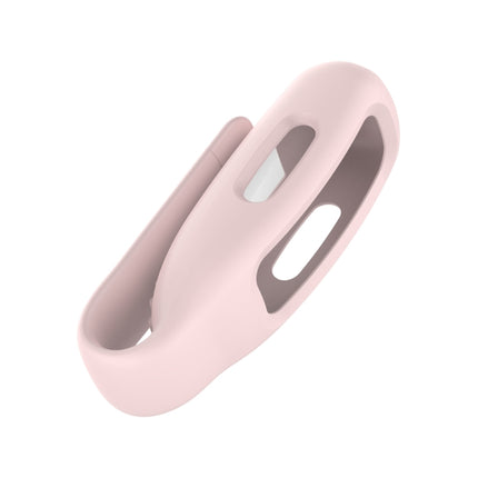 For Fitbit Ace 3 / Inspire 2 Silicone Protective Clip Case Cover(Rose Pink)-garmade.com