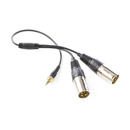 Saramonic SR-UM10-CC1 1/8 inch Male to Dual XLR Male Microphone Audio Output Cable-garmade.com