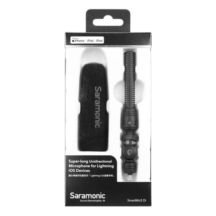Saramonic SmartMic5 Di Super-long Unidirectional Microphone for 8 Pin Interface Devices-garmade.com