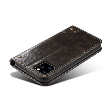 For iPhone 11 Pro Baroque Simple Horizontal Flip Leather Case, with Holder & Card Slots & Wallet(Black)-garmade.com