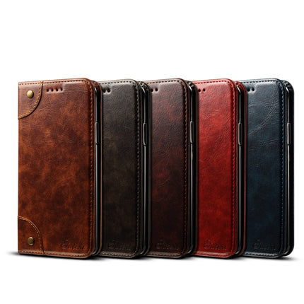 For iPhone XS / X Baroque Simple Horizontal Flip Leather Case, with Holder & Card Slots & Wallet(Light Brown)-garmade.com