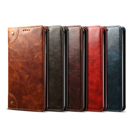 For iPhone XS Max Baroque Simple Horizontal Flip Leather Case, with Holder & Card Slots & Wallet(Light Brown)-garmade.com