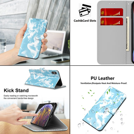 For Samsung Galaxy S20 Cloud Fog Pattern Horizontal Flip Leather Case with Holder & Card Slot & Wallet(Sky Blue)-garmade.com
