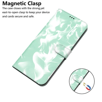 For Samsung Galaxy S20+ Cloud Fog Pattern Horizontal Flip Leather Case with Holder & Card Slot & Wallet(Mint Green)-garmade.com