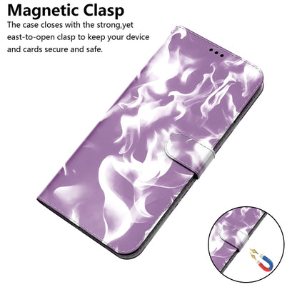 For Samsung Galaxy S20+ Cloud Fog Pattern Horizontal Flip Leather Case with Holder & Card Slot & Wallet(Purple)-garmade.com