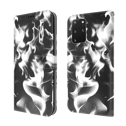 For Samsung Galaxy S20+ Cloud Fog Pattern Horizontal Flip Leather Case with Holder & Card Slot & Wallet(Black)-garmade.com