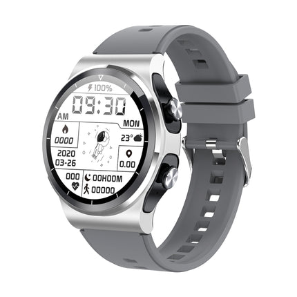 GT69 1.3 inch IPS Touch Screen IP67 Waterproof Bluetooth Earphone Smart Watch, Support Sleep Monitoring / Heart Rate Monitoring / Bluetooth Call(Silver Black)-garmade.com