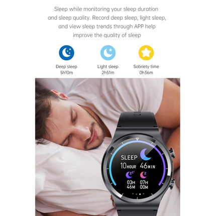 GT69 1.3 inch IPS Touch Screen IP67 Waterproof Bluetooth Earphone Smart Watch, Support Sleep Monitoring / Heart Rate Monitoring / Bluetooth Call(Black)-garmade.com
