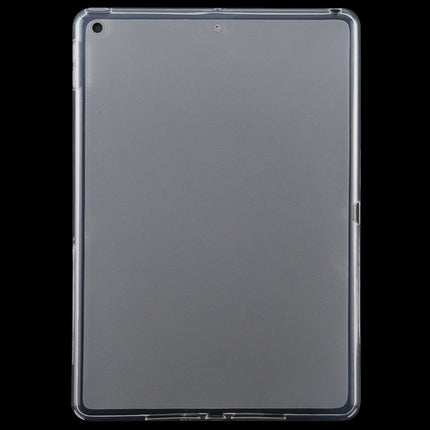 For iPad 10.2 3mm Outside Glossy Inside Frosted TPU Case-garmade.com