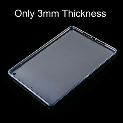 For iPad 10.2 3mm Outside Glossy Inside Frosted TPU Case-garmade.com