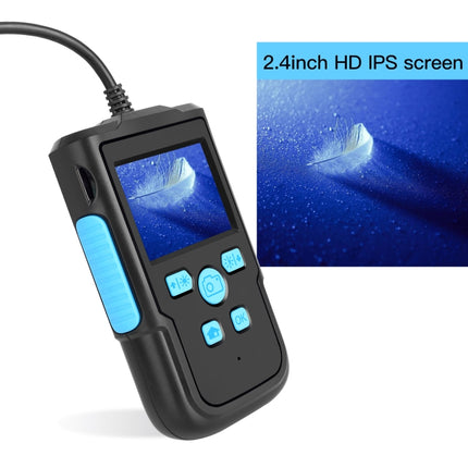 P60B 8mm 1080P 2.4 inch IPS Screen IP68 Waterproof HD Digital Endoscope, Length:2m Hard Cable-garmade.com