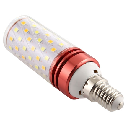 E14 16W 700LM 84LEDs Three-Color Dimming Corn Light Bulb SMD 2835-garmade.com