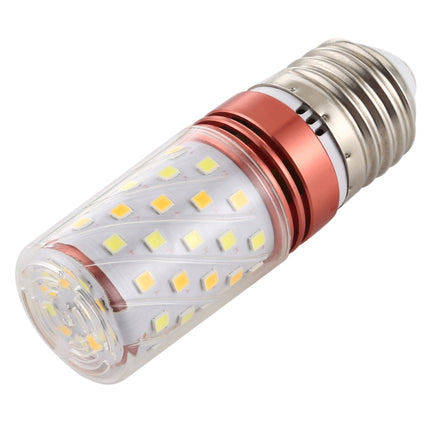 E27 12W 500LM 60LEDs Three-Color Dimming Corn Light Bulb SMD 2835-garmade.com