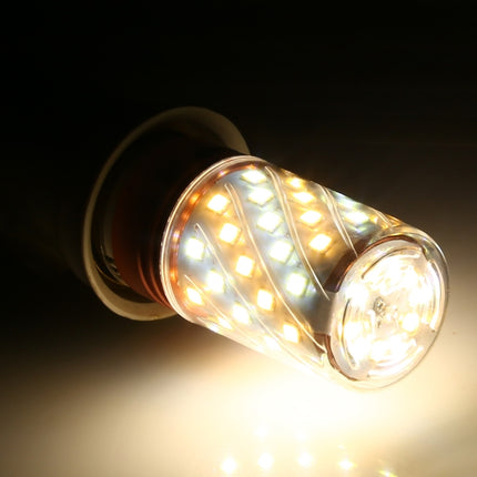 E14 12W 500LM 60LEDs Three-Color Dimming Corn Light Bulb SMD 2835-garmade.com