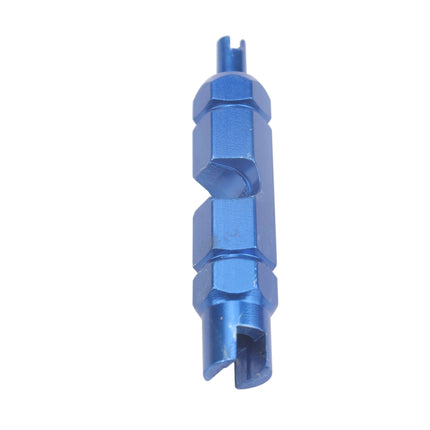A5588 10 PCS Bicycle French Valve Core with Blue Disassembly Tool-garmade.com