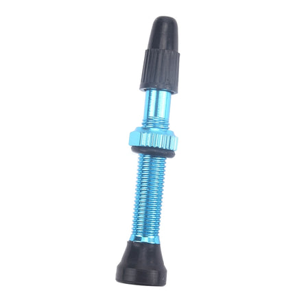 A5594 2 PCS 40mm Blue French Tubeless Valve Core with A-type Wrench for Road Bike-garmade.com